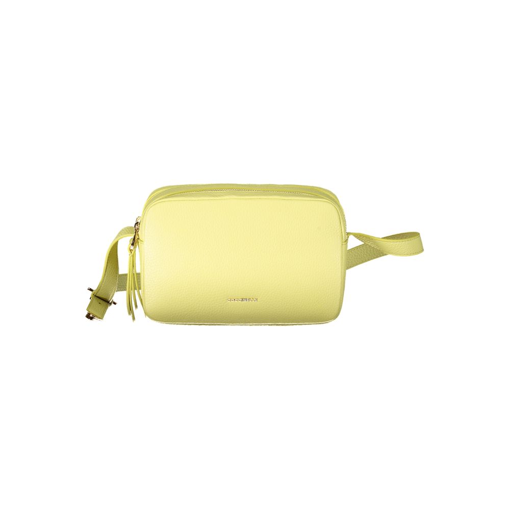 Coccinelle Yellow Leather Handbag - Luksusmuotia Coccinelle - Tutustu YVES JAVANNI® 