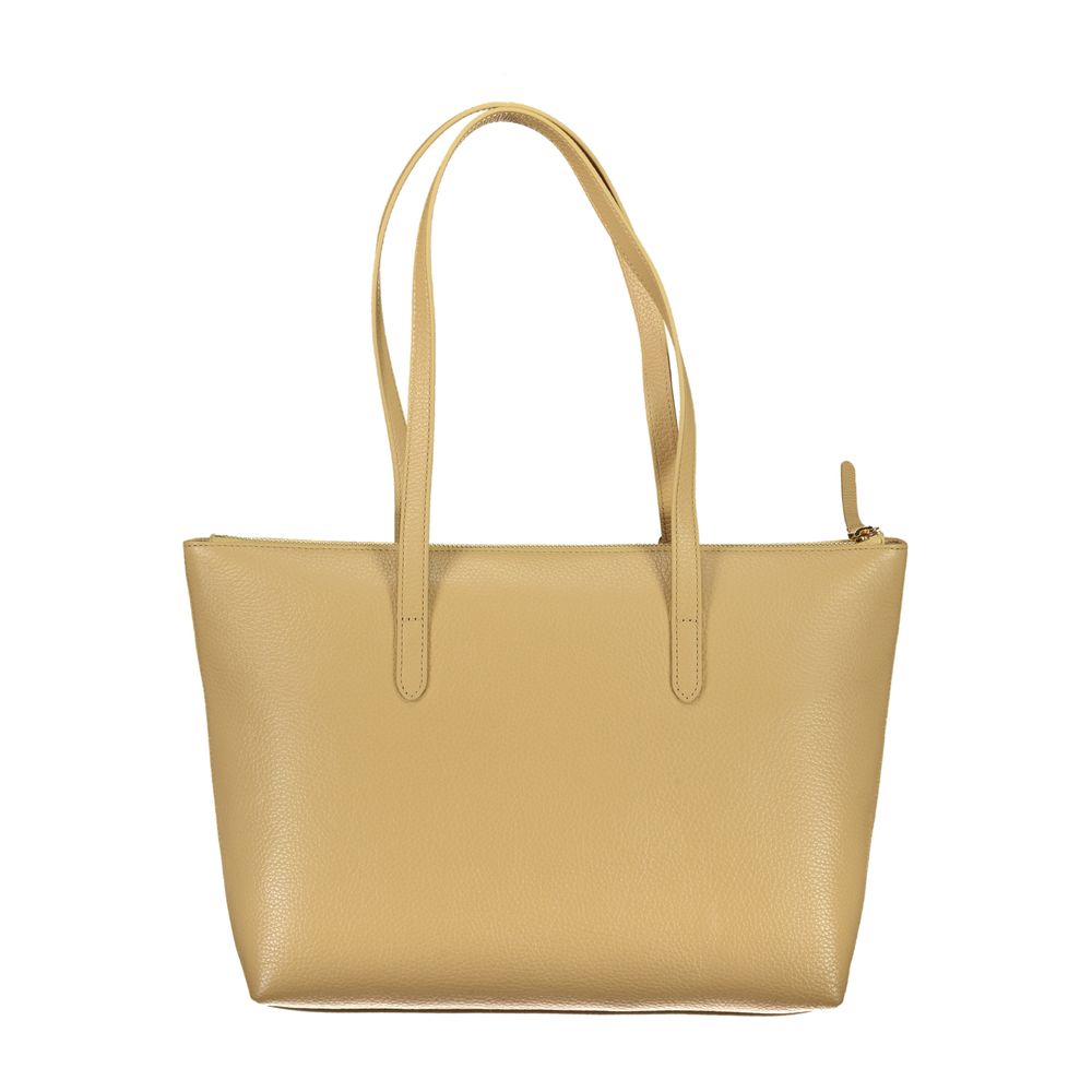 Coccinelle Beige Leather Handbag - Luksusmuotia Coccinelle - Tutustu YVES JAVANNI® 