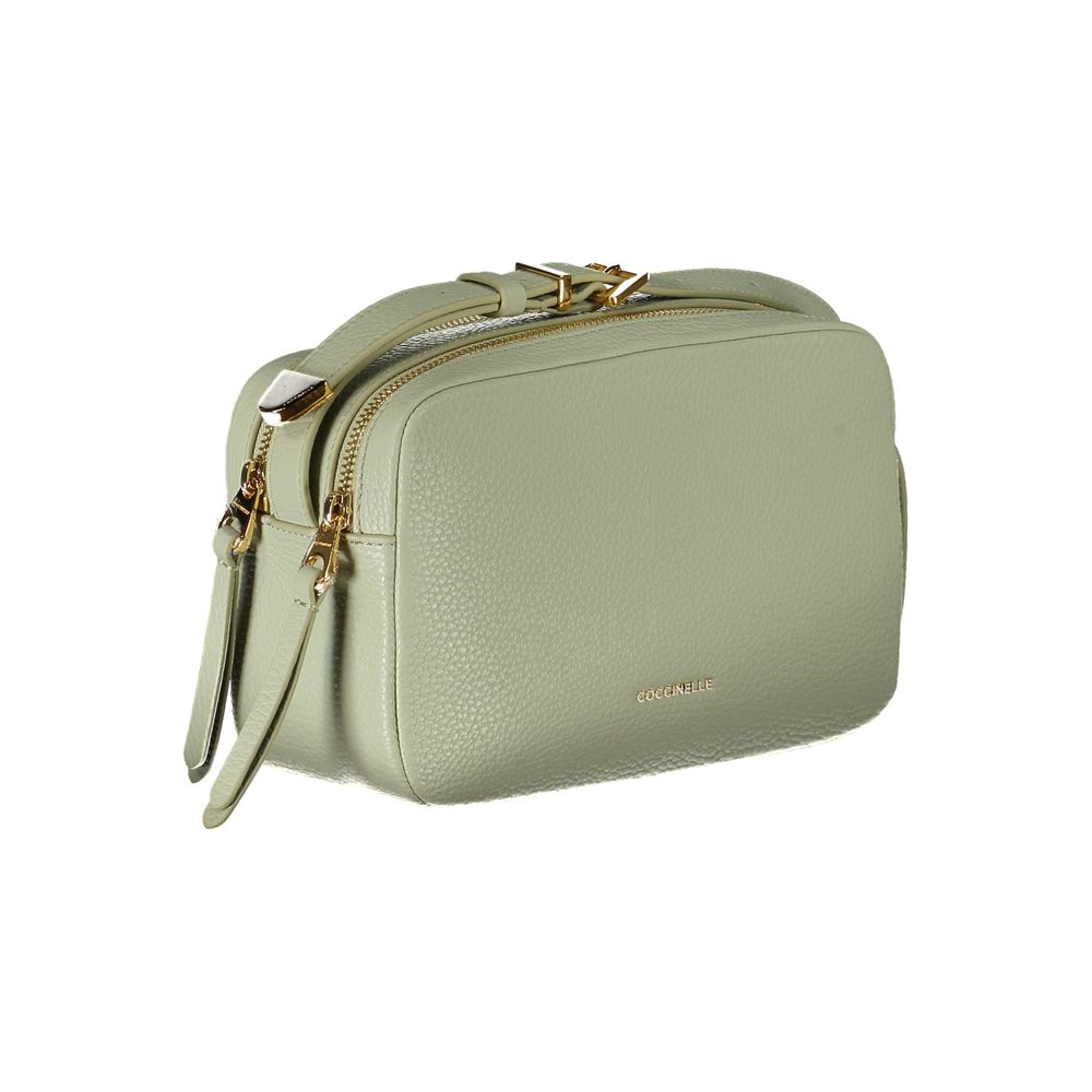 Coccinelle Green Leather Handbag - Luksusmuotia Coccinelle - Tutustu YVES JAVANNI® 