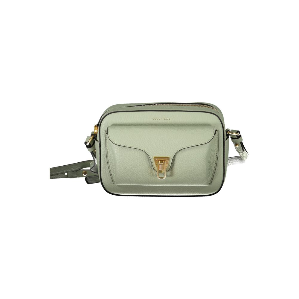 Coccinelle Green Leather Handbag - Luksusmuotia Coccinelle - Tutustu YVES JAVANNI® 