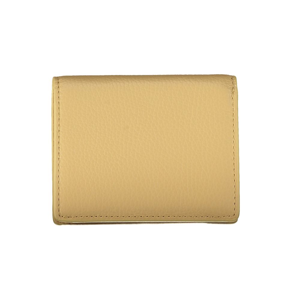 Coccinelle Beige Leather Wallet - Luksusmuotia Coccinelle - Tutustu YVES JAVANNI® 