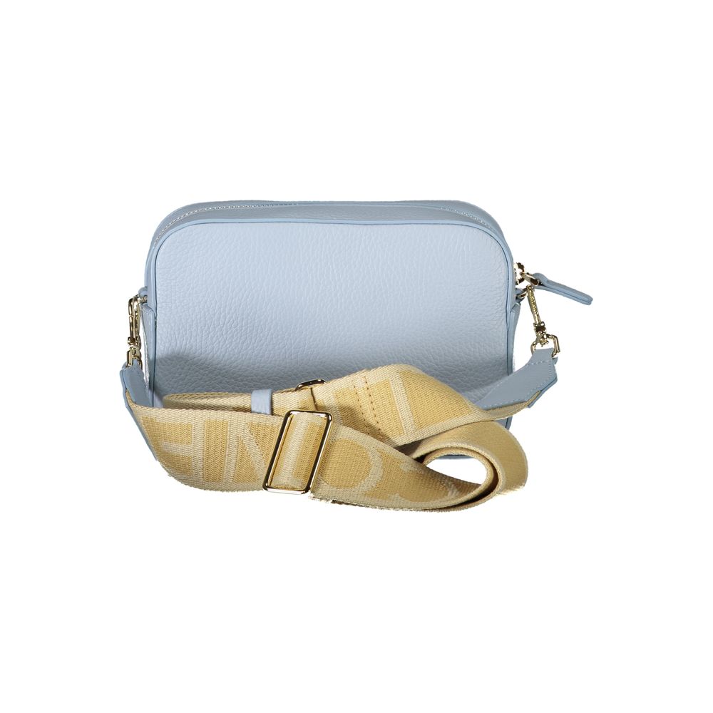 Coccinelle Light Blue Leather Handbag - Luksusmuotia Coccinelle - Tutustu YVES JAVANNI® 