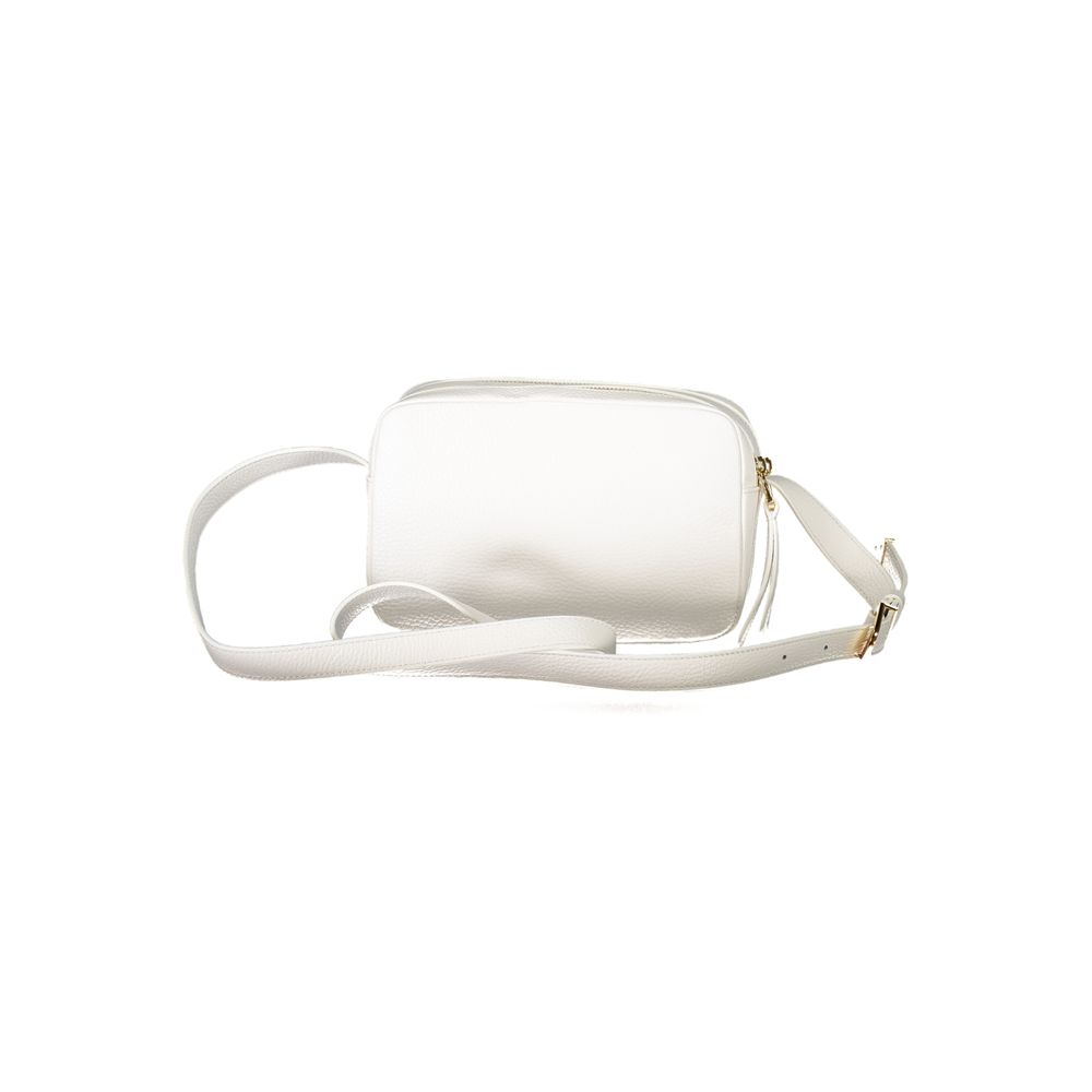 Coccinelle White Leather Handbag - Luksusmuotia Coccinelle - Tutustu YVES JAVANNI® 