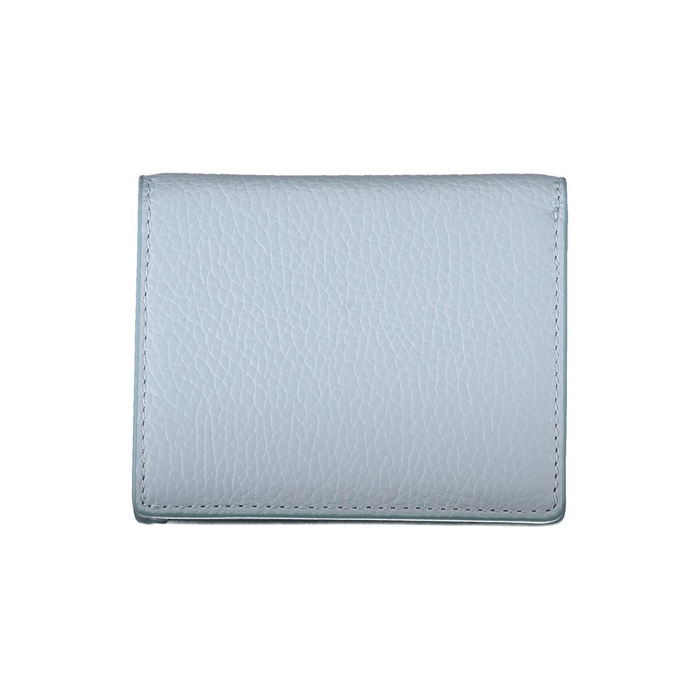 Coccinelle Light Blue Leather Wallet - Luksusmuotia Coccinelle - Tutustu YVES JAVANNI® 