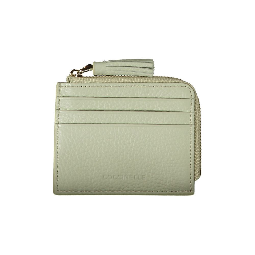 Coccinelle Green Leather Wallet - Luksusmuotia Coccinelle - Tutustu YVES JAVANNI® 