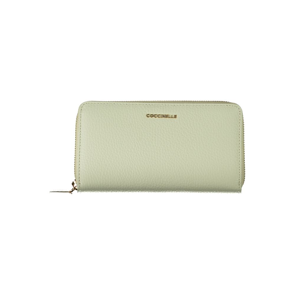 Coccinelle Green Leather Wallet - Luksusmuotia Coccinelle - Tutustu YVES JAVANNI® 