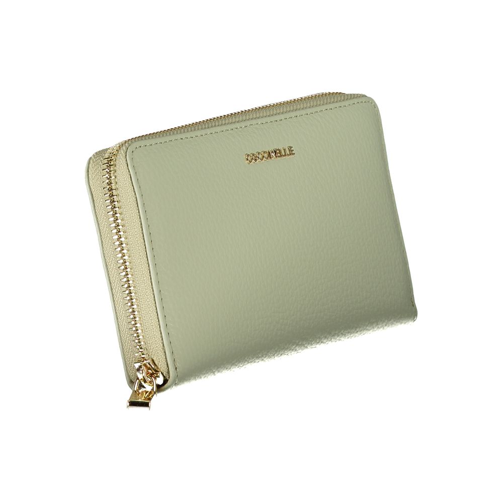 Coccinelle Green Leather Wallet - Luksusmuotia Coccinelle - Tutustu YVES JAVANNI® 