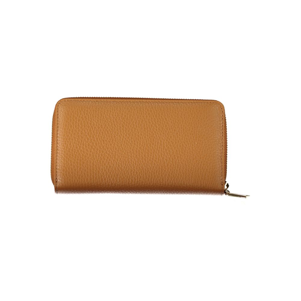 Coccinelle Brown Leather Wallet - Luksusmuotia Coccinelle - Tutustu YVES JAVANNI® 