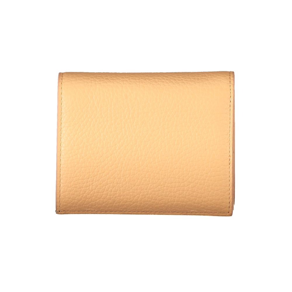 Coccinelle Orange Leather Wallet - Luksusmuotia Coccinelle - Tutustu YVES JAVANNI® 