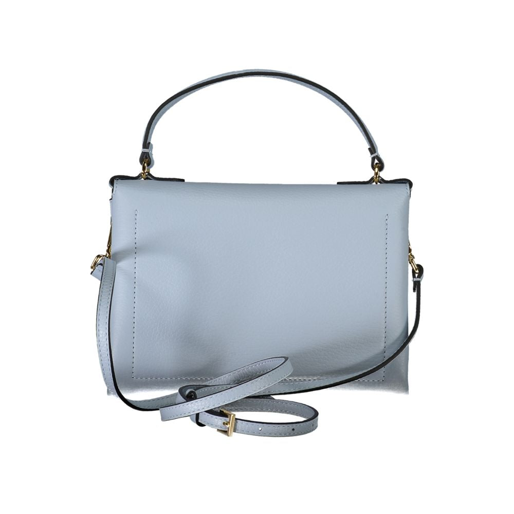 Coccinelle Light Blue Leather Handbag - Luksusmuotia Coccinelle - Tutustu YVES JAVANNI® 