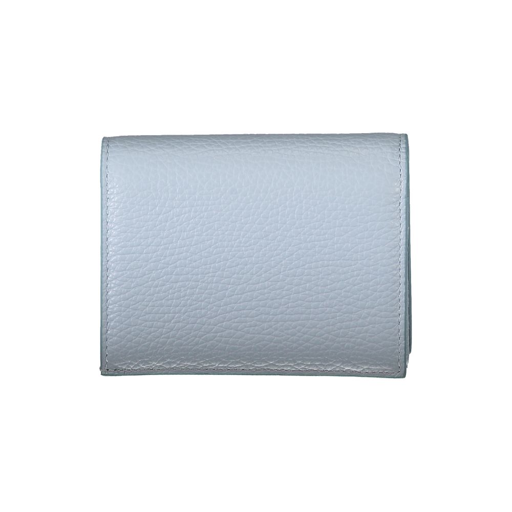 Coccinelle Light Blue Leather Wallet - Luksusmuotia Coccinelle - Tutustu YVES JAVANNI® 