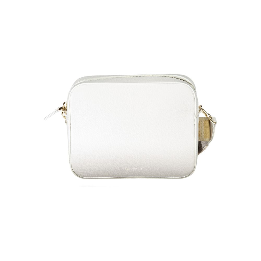 Coccinelle White Leather Handbag - Luksusmuotia Coccinelle - Tutustu YVES JAVANNI® 