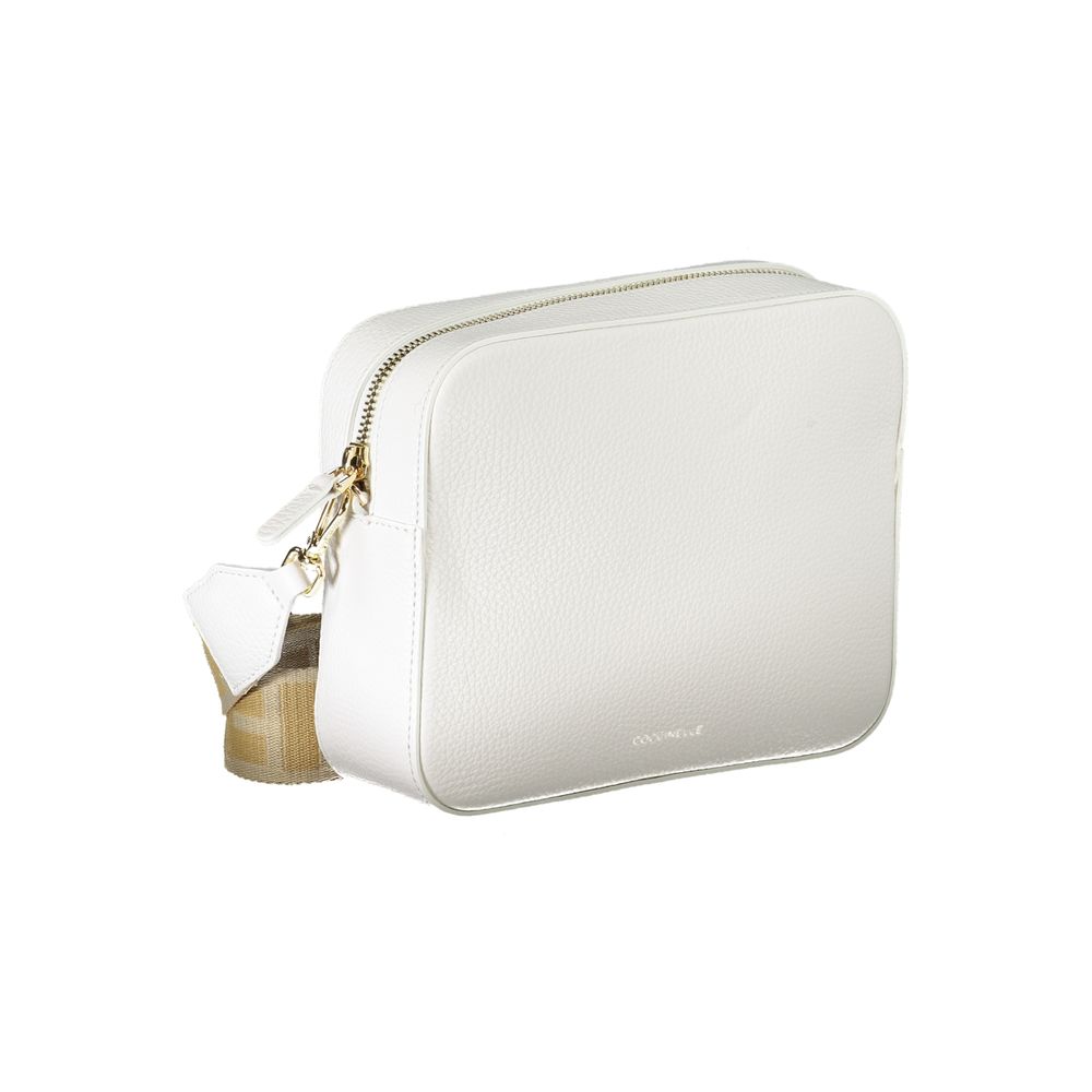 Coccinelle White Leather Handbag - Luksusmuotia Coccinelle - Tutustu YVES JAVANNI® 