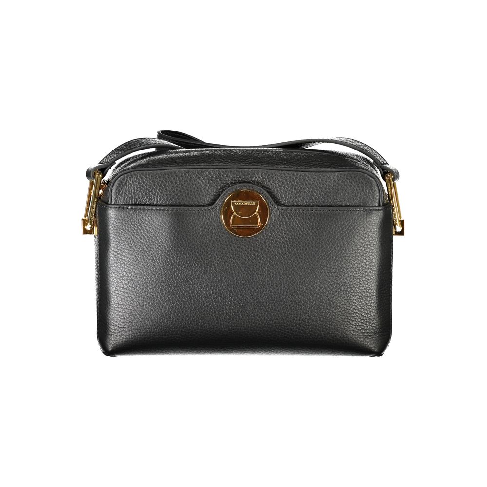 Coccinelle Black Leather Handbag - Luksusmuotia Coccinelle - Tutustu YVES JAVANNI® 