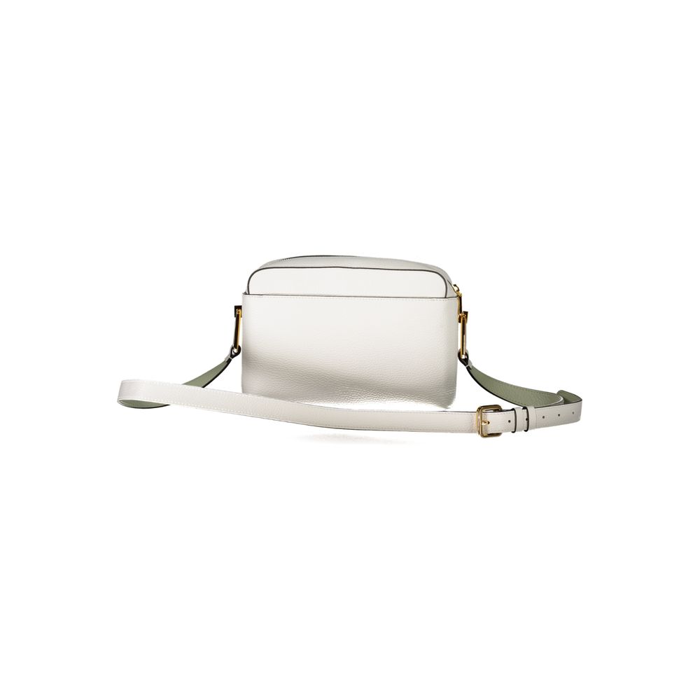 Coccinelle White Leather Handbag - Luksusmuotia Coccinelle - Tutustu YVES JAVANNI® 