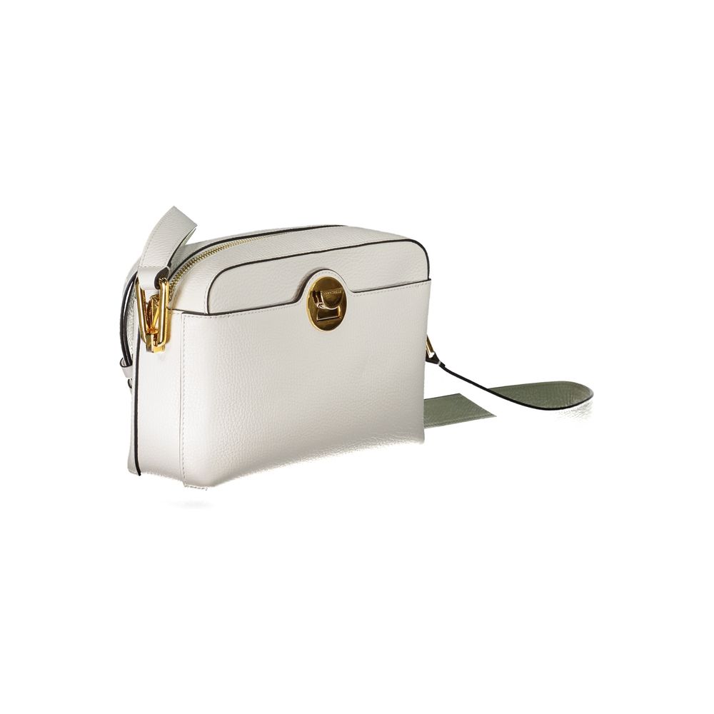 Coccinelle White Leather Handbag - Luksusmuotia Coccinelle - Tutustu YVES JAVANNI® 