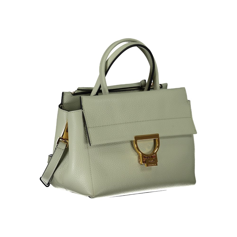 Coccinelle Green Leather Handbag - Luksusmuotia Coccinelle - Tutustu YVES JAVANNI® 