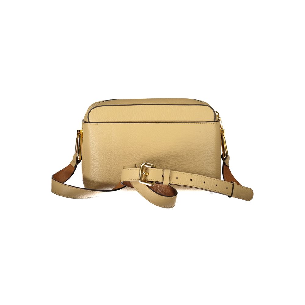 Coccinelle Beige Leather Handbag - Luksusmuotia Coccinelle - Tutustu YVES JAVANNI® 