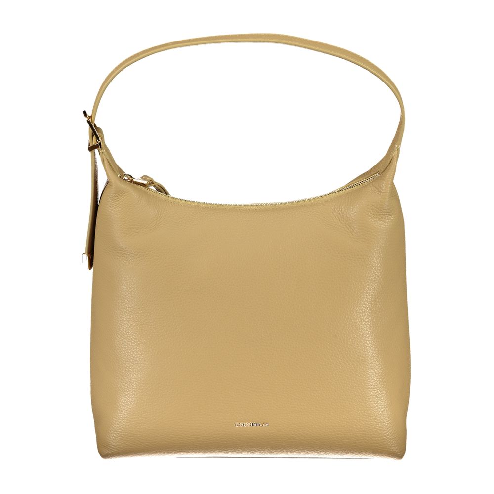 Coccinelle Beige Leather Handbag - Luksusmuotia Coccinelle - Tutustu YVES JAVANNI® 