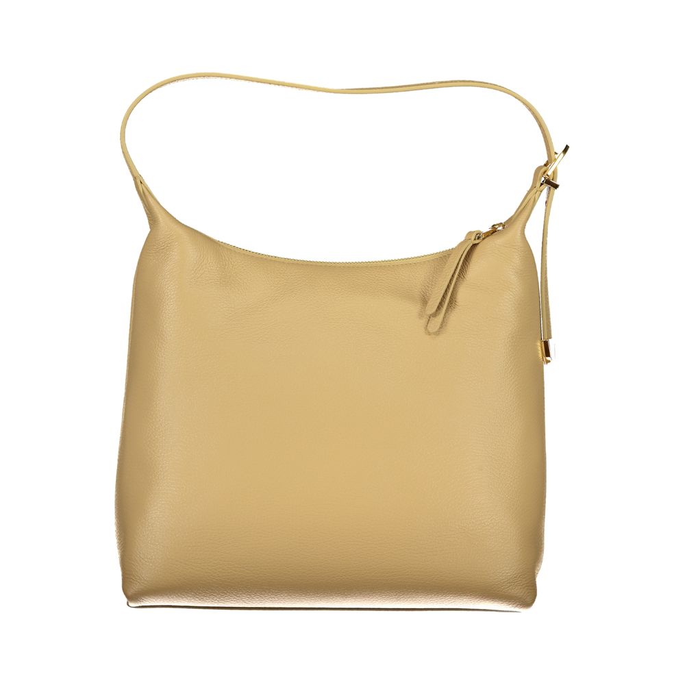 Coccinelle Beige Leather Handbag - Luksusmuotia Coccinelle - Tutustu YVES JAVANNI® 