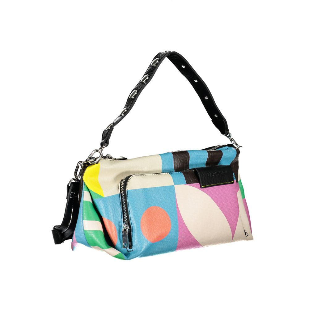 Desigual Pink Polyethylene Handbag - Luksusmuotia Desigual - Tutustu YVES JAVANNI® 