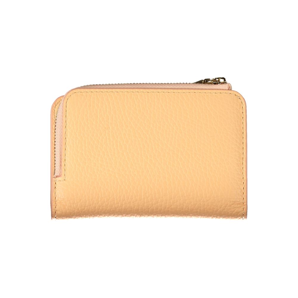 Coccinelle Orange Leather Wallet - Luksusmuotia Coccinelle - Tutustu YVES JAVANNI® 