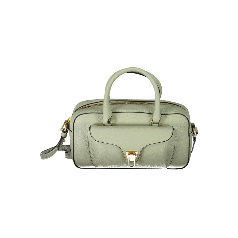 Coccinelle Green Leather Handbag - Luksusmuotia Coccinelle - Tutustu YVES JAVANNI® 