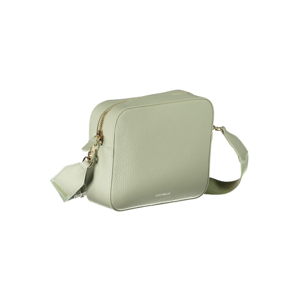 Coccinelle Green Leather Handbag - Luksusmuotia Coccinelle - Tutustu YVES JAVANNI® 