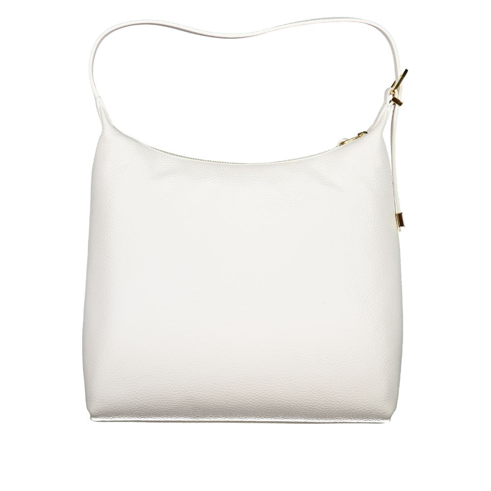 Coccinelle White Leather Handbag - Luksusmuotia Coccinelle - Tutustu YVES JAVANNI® 