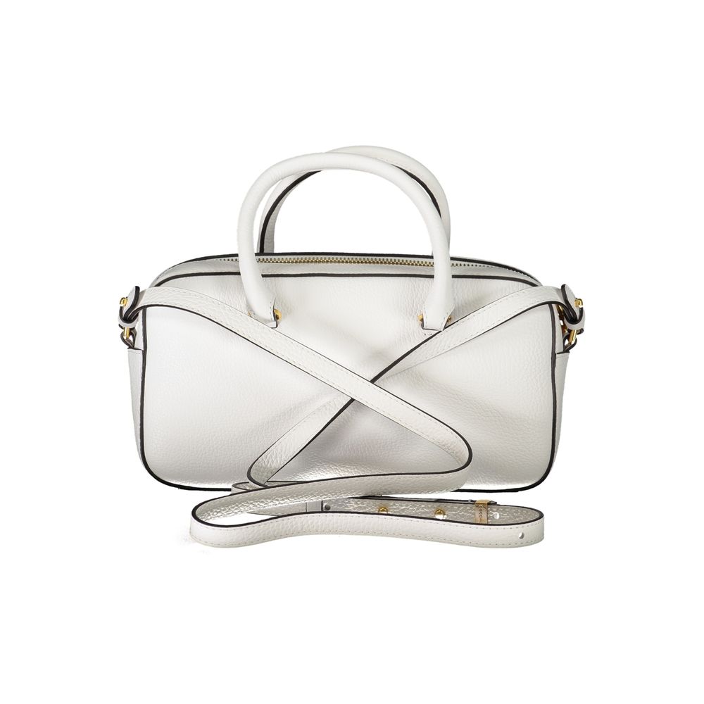 Coccinelle White Leather Handbag - Luksusmuotia Coccinelle - Tutustu YVES JAVANNI® 