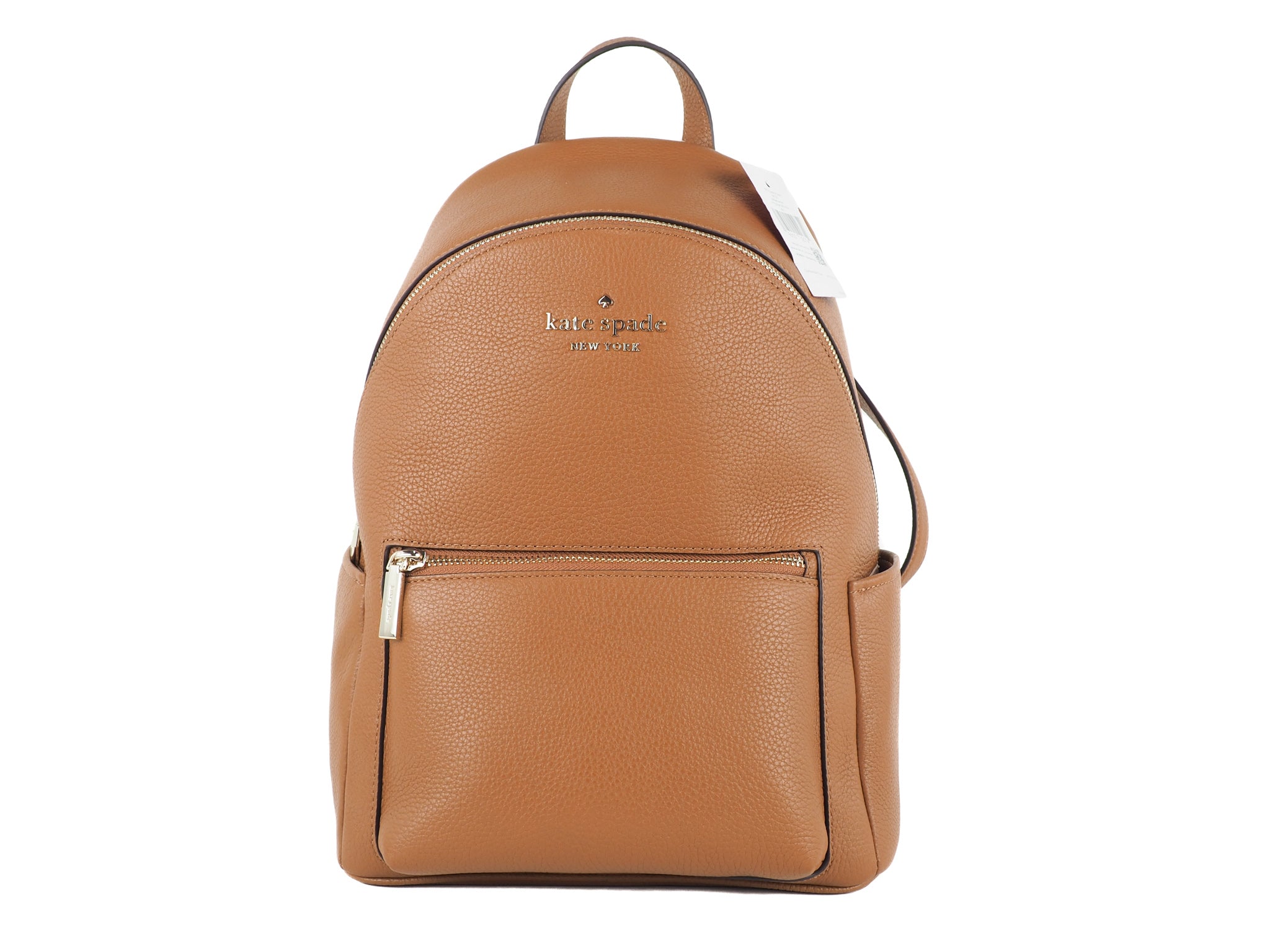 Kate Spade Leila Medium Warm Gingerbread Pebbled Leather Backpack Bookbag - Luksusmuotia Kate Spade - Tutustu YVES JAVANNI® 