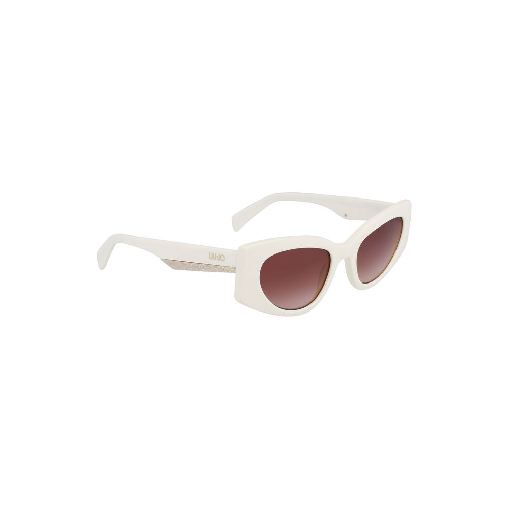 Liu Jo White Acetate Sunglasses - Luksusmuotia Liu Jo - Tutustu YVES JAVANNI® 