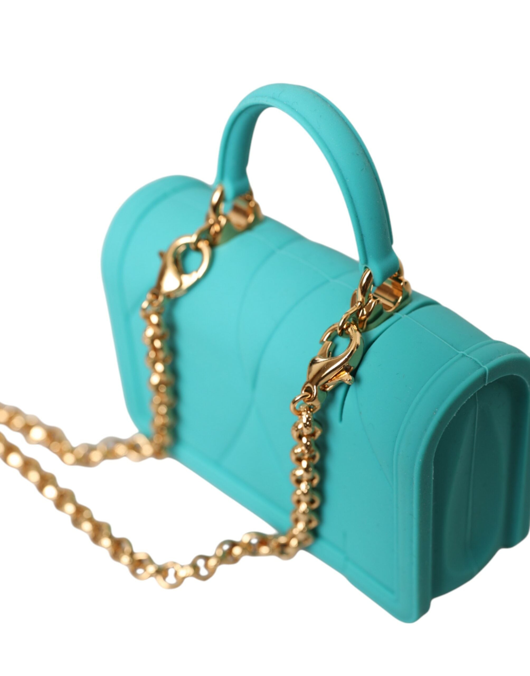 Dolce & Gabbana Turquoise Silicone Devotion Heart Cover Bag Airpods Case - Luksusmuotia Dolce & Gabbana - Tutustu YVES JAVANNI® 