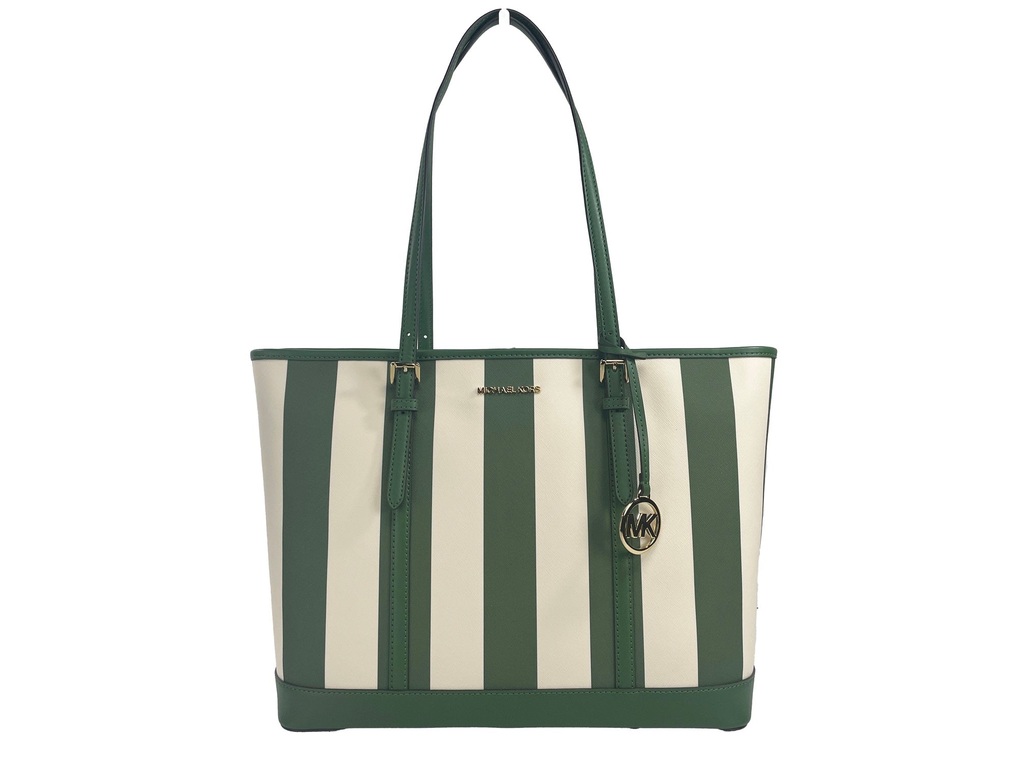 Michael Kors Jet Set Travel Large TZ Shoulder PVC Tote Bag Purse Fern Green - Luksusmuotia Michael Kors - Tutustu YVES JAVANNI® 