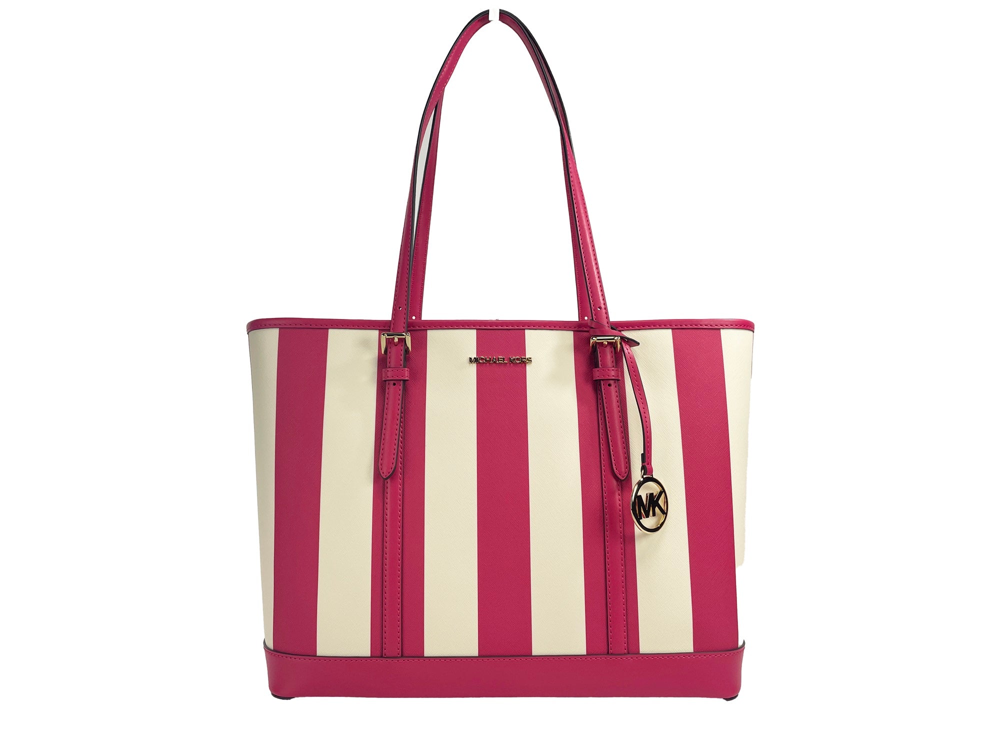 Michael Kors Jet Set Travel Large TZ Shoulder PVC Tote Bag Purse Pink - Luksusmuotia Michael Kors - Tutustu YVES JAVANNI® 