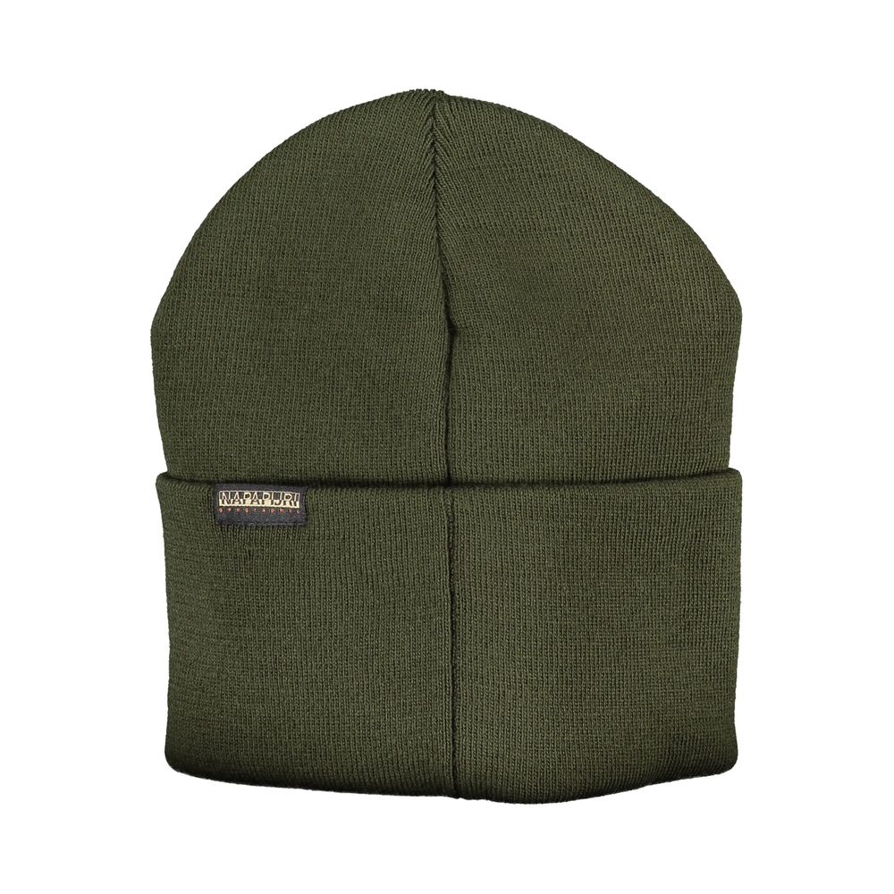 Napapijri Green Beanie - Luksusmuotia Napapijri - Tutustu YVES JAVANNI® 