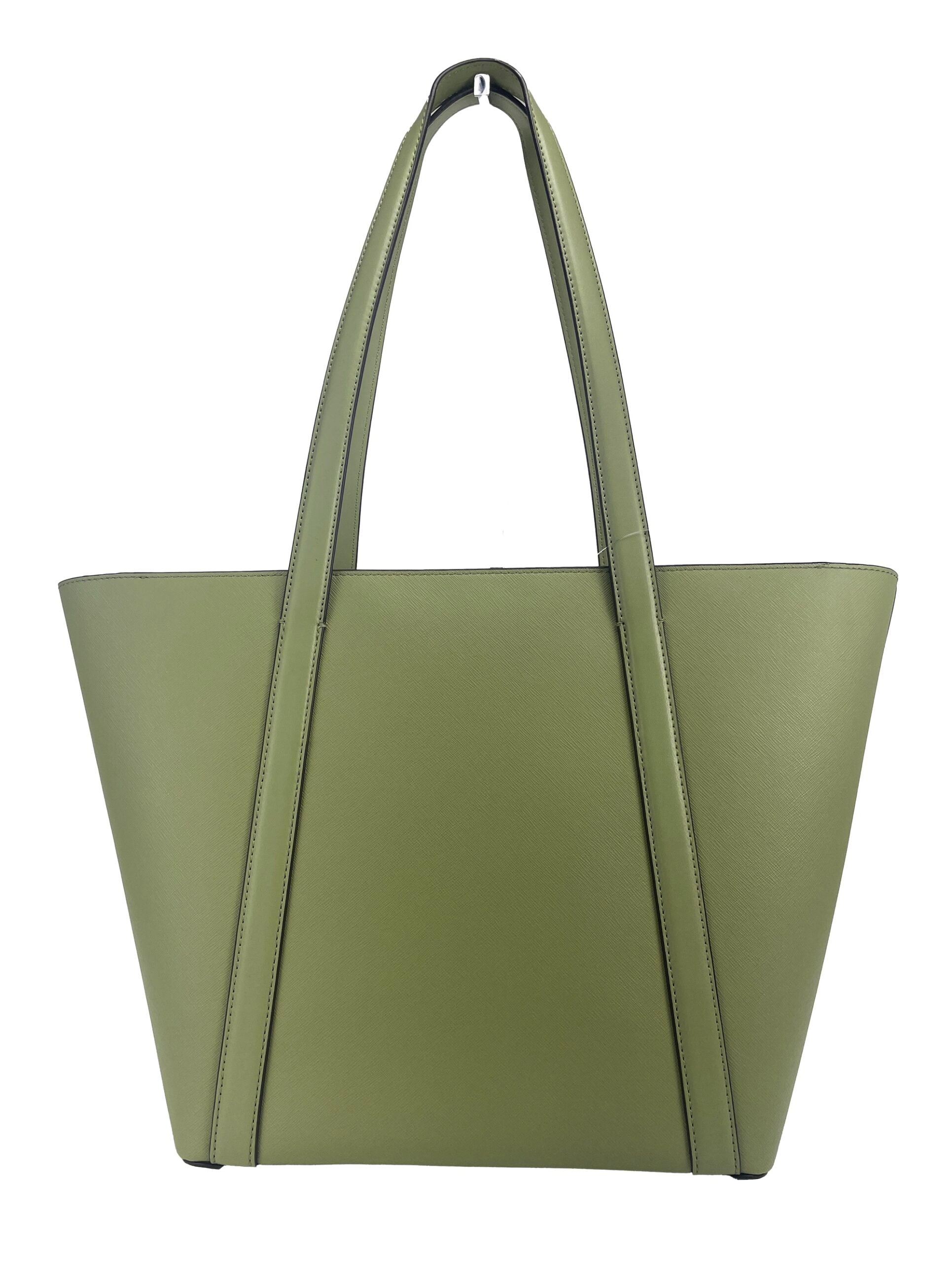 Michael Kors Large Pratt Shoulder Zip Tote Bag Light Sage - Luksusmuotia Michael Kors - Tutustu YVES JAVANNI® 