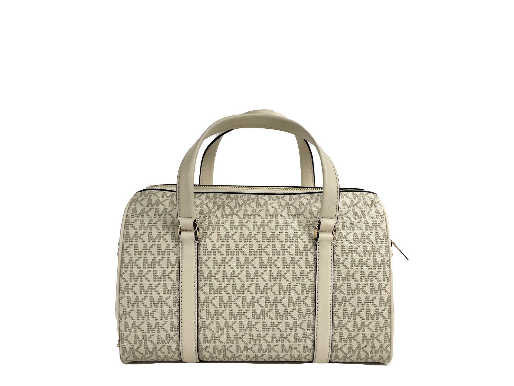 Michael Kors Travel Medium Duffle Satchel Crossbody Bag Purse Cream - Luksusmuotia Michael Kors - Tutustu YVES JAVANNI® 