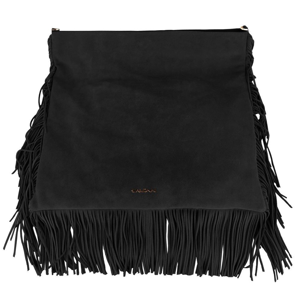 Baldinini Trend Chic Suede Fringe Crossbody Bag - Luksusmuotia Baldinini Trend - Tutustu YVES JAVANNI® 