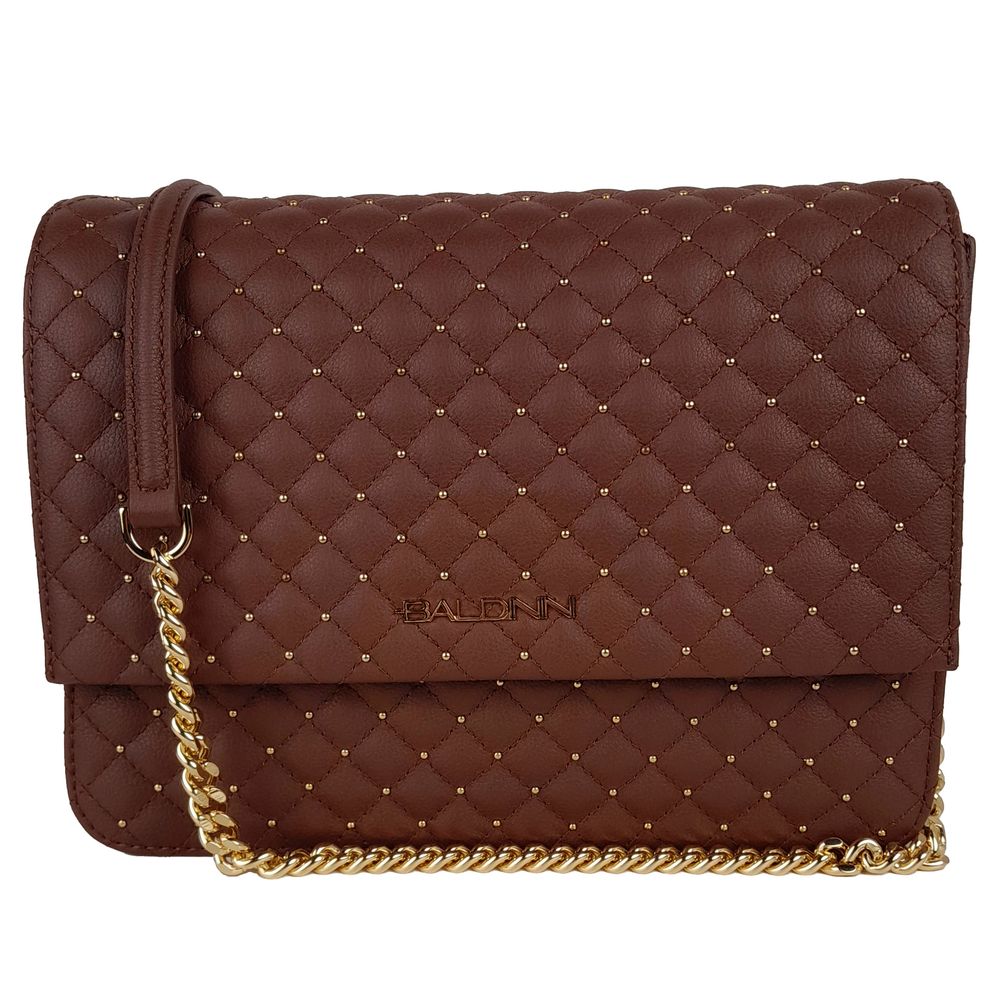 Baldinini Trend Chic Quilted Calfskin Shoulder Bag with Studs - Luksusmuotia Baldinini Trend - Tutustu YVES JAVANNI® 