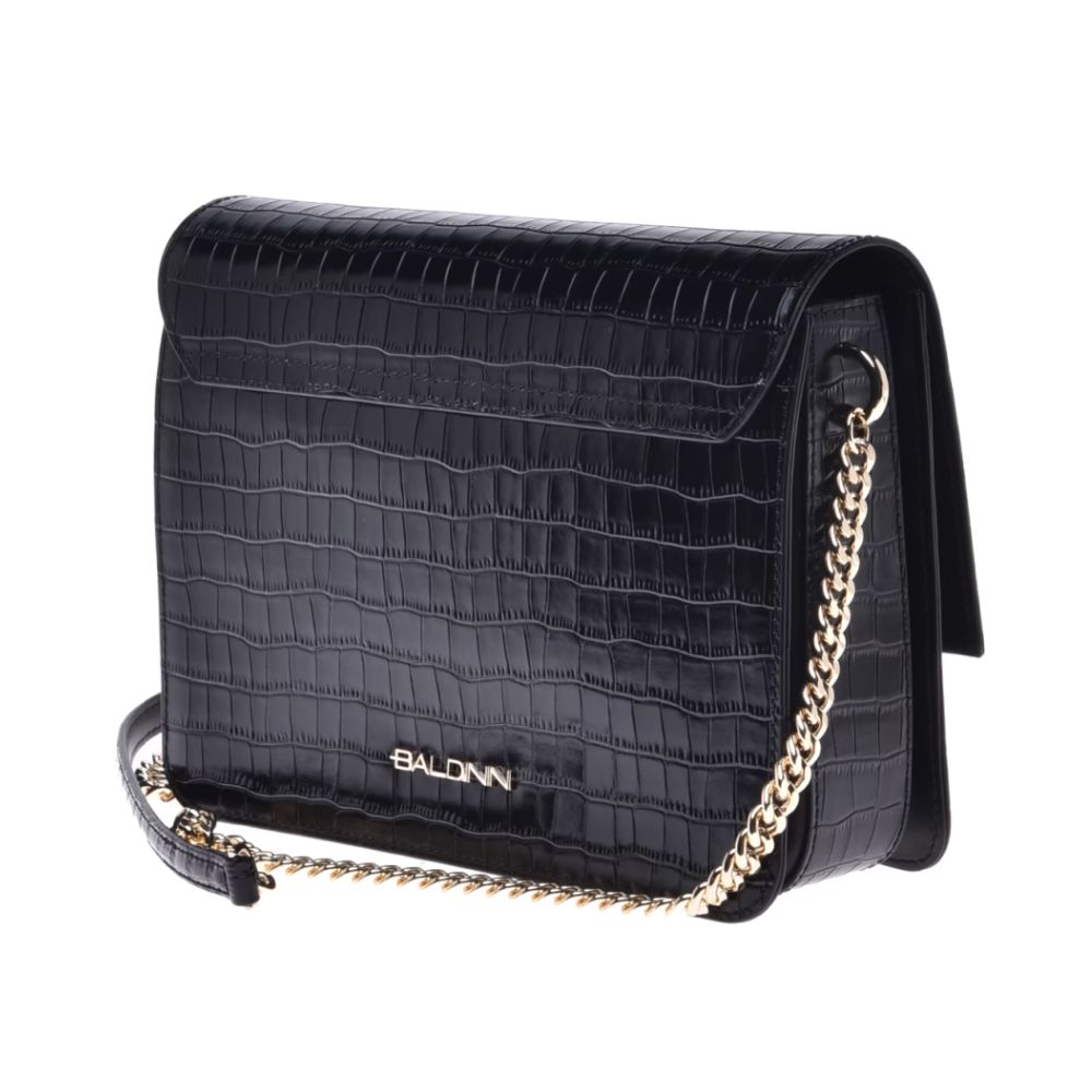 Baldinini Trend Elegant Python-Print Calfskin Shoulder Bag - Luksusmuotia Baldinini Trend - Tutustu YVES JAVANNI® 