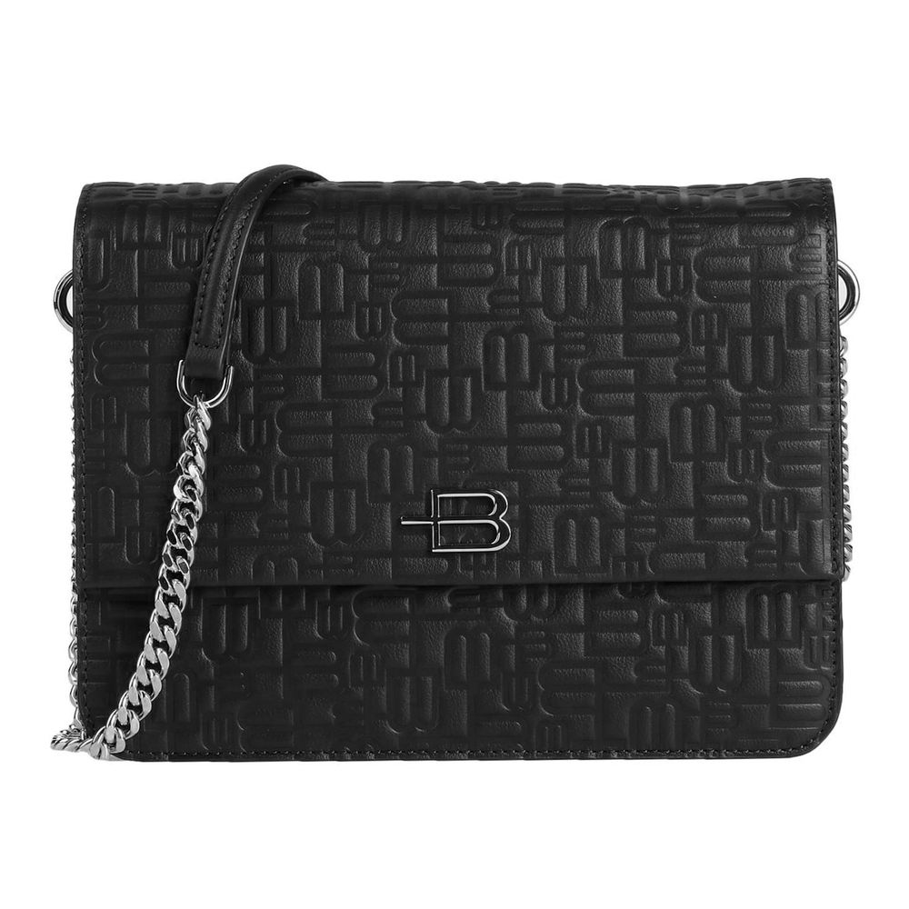 Baldinini Trend Elegant Calfskin Shoulder Bag with Chain Strap - Luksusmuotia Baldinini Trend - Tutustu YVES JAVANNI® 