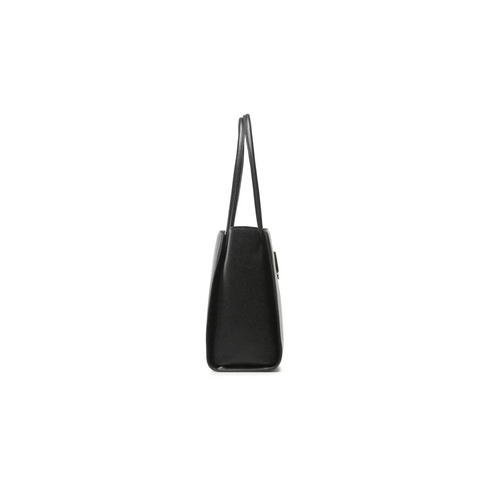 Plein Sport Chic Ebony Tote with Silver Logo Accent - Luksusmuotia Plein Sport - Tutustu YVES JAVANNI® 