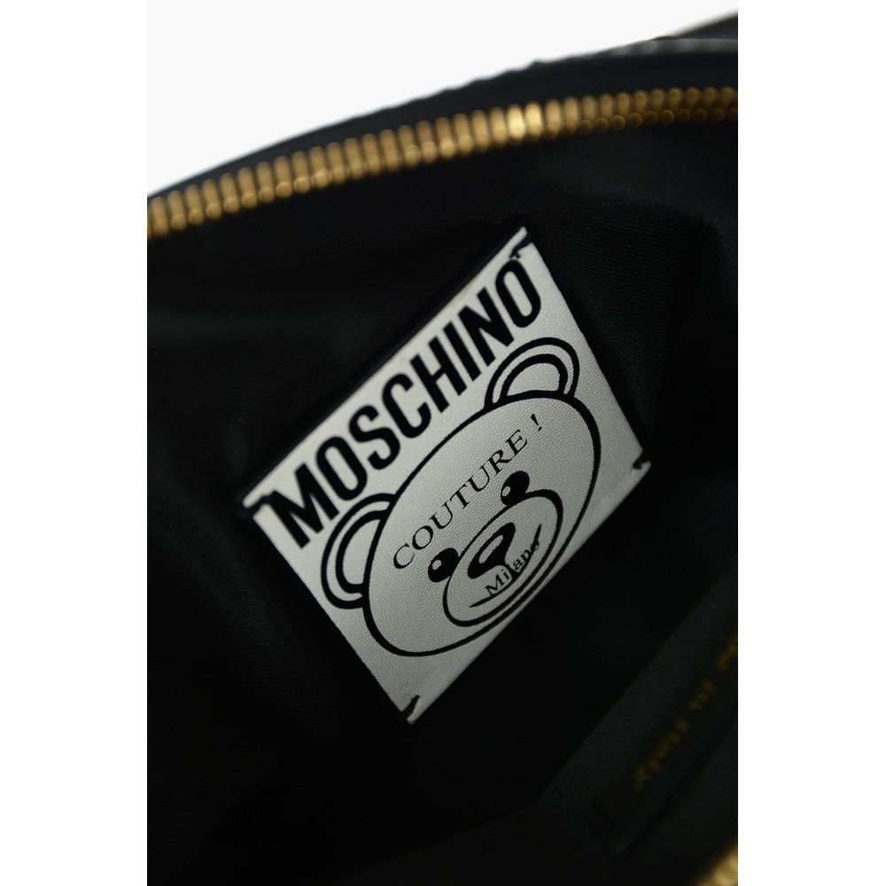 Moschino Couture Chic Teddy Bear Print Clutch with Calfskin Strap - Luksusmuotia Moschino Couture - Tutustu YVES JAVANNI® 