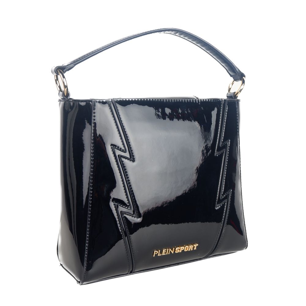 Plein Sport Sleek Patent Effect Crossbody Bag - Luksuslaukut ja asusteet Plein Sport - Tutustu YVES JAVANNI® 