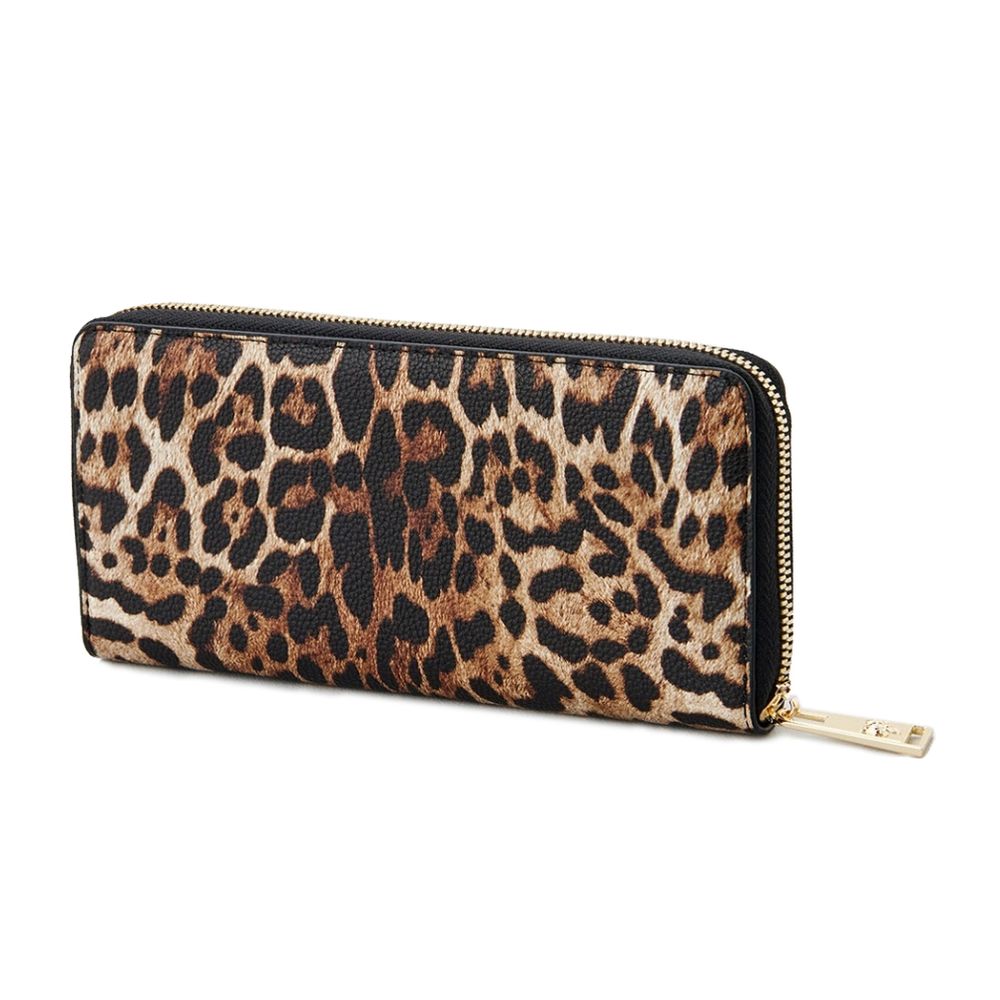 Plein Sport Sleek Designer Zipper Wallet with Gold Accents - Luksuslaukut ja asusteet Plein Sport - Tutustu YVES JAVANNI® 