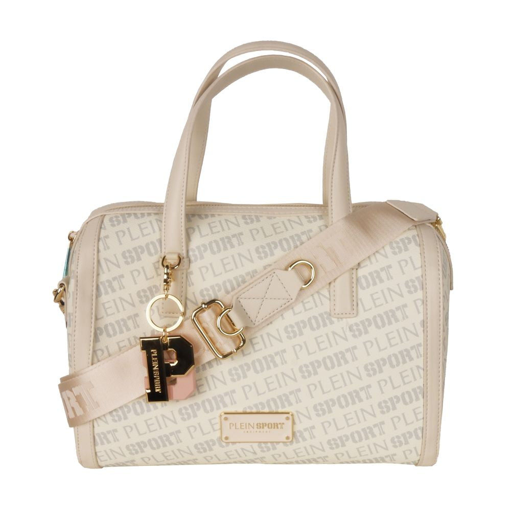 Plein Sport Chic White Eco-Leather Crossbody Bag - Luksusmuotia Plein Sport - Tutustu YVES JAVANNI® 