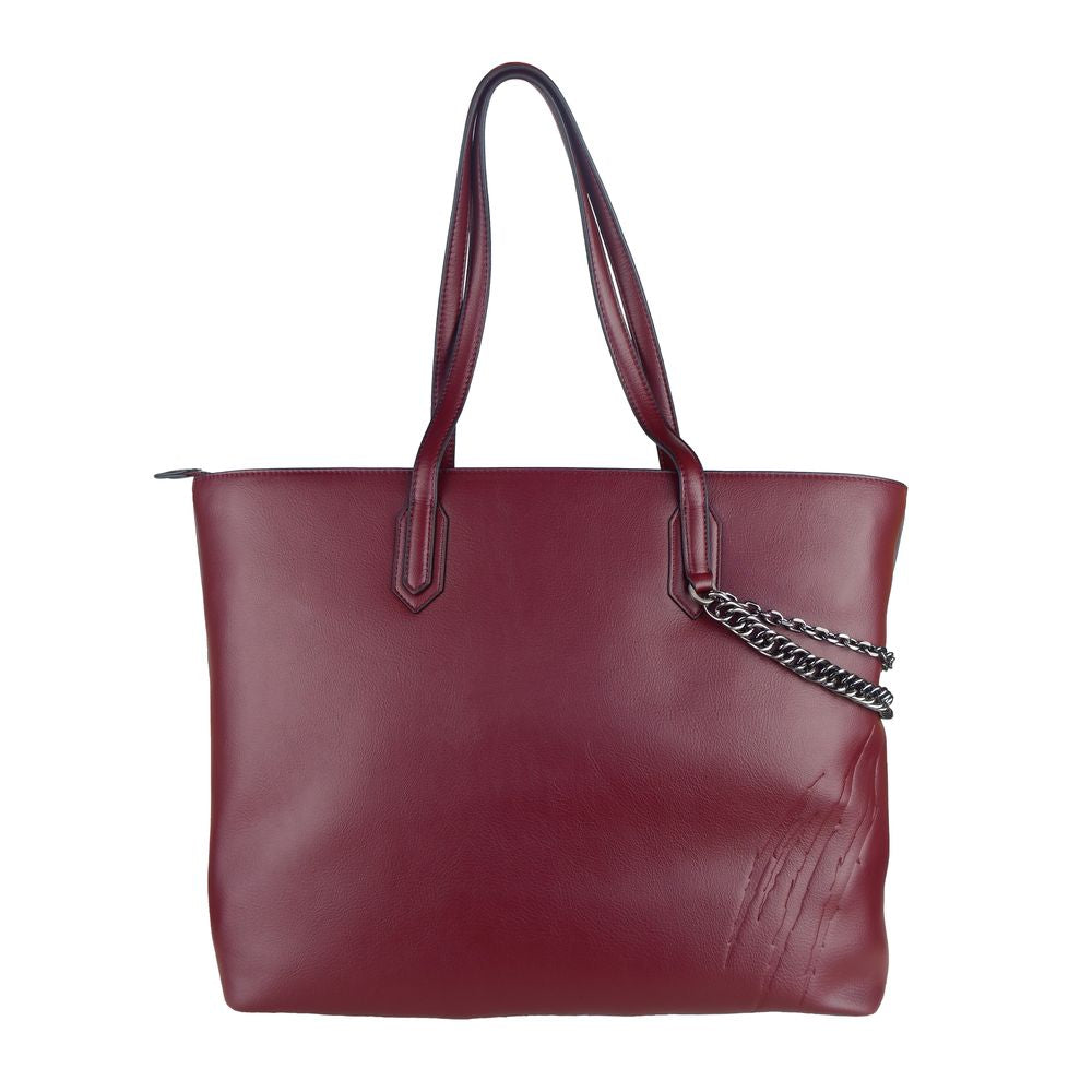 Plein Sport Red Polyethylene Women Shoulder Bag - Luksuslaukut ja asusteet Plein Sport - Tutustu YVES JAVANNI® 