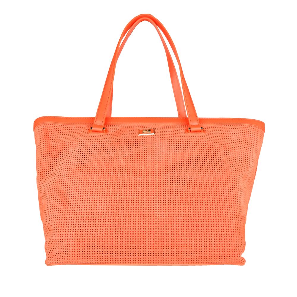 Cavalli Class Orange Calfskin Women Handbag - Luksuslaukut ja asusteet Cavalli Class - Tutustu YVES JAVANNI® 