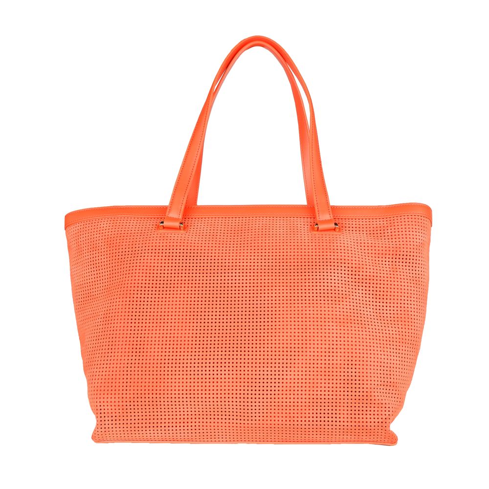 Cavalli Class Orange Calfskin Women Handbag - Luksuslaukut ja asusteet Cavalli Class - Tutustu YVES JAVANNI® 